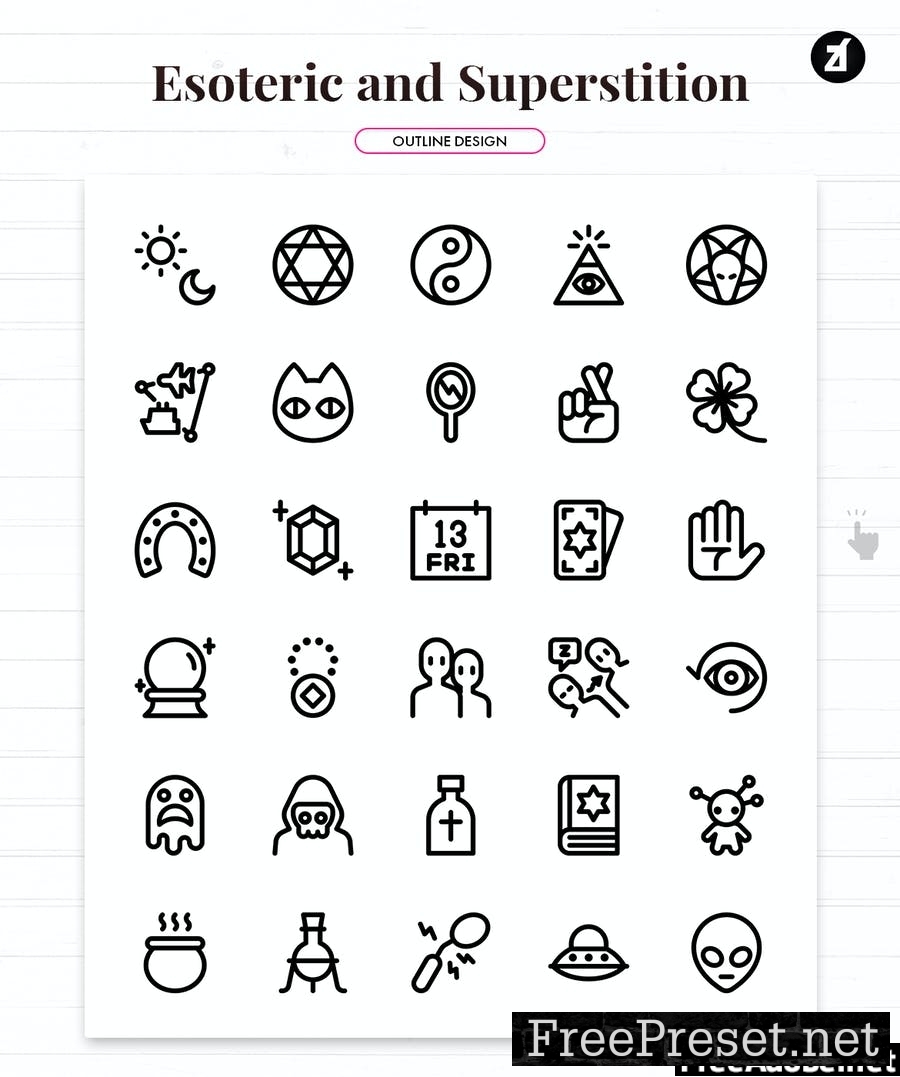 110 Esoteric and Superstition icon pack