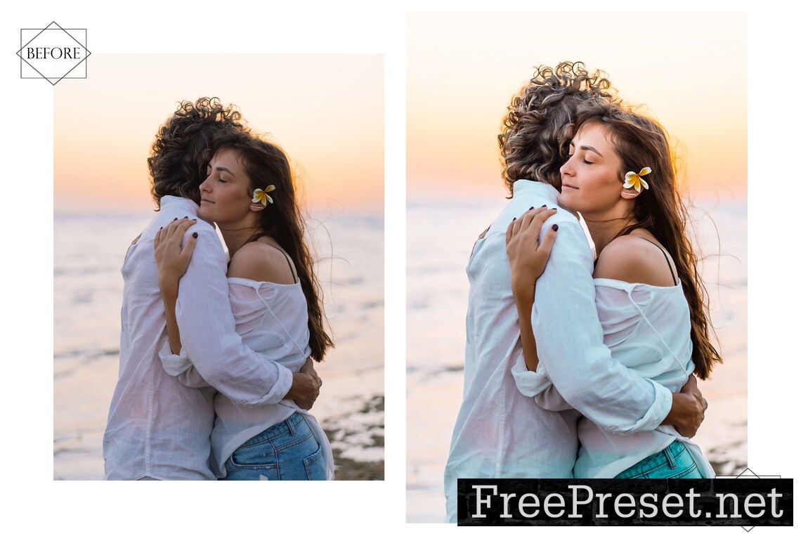 12 Beach Sunset Lightroom Presets