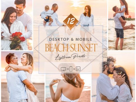 12 Beach Sunset Lightroom Presets