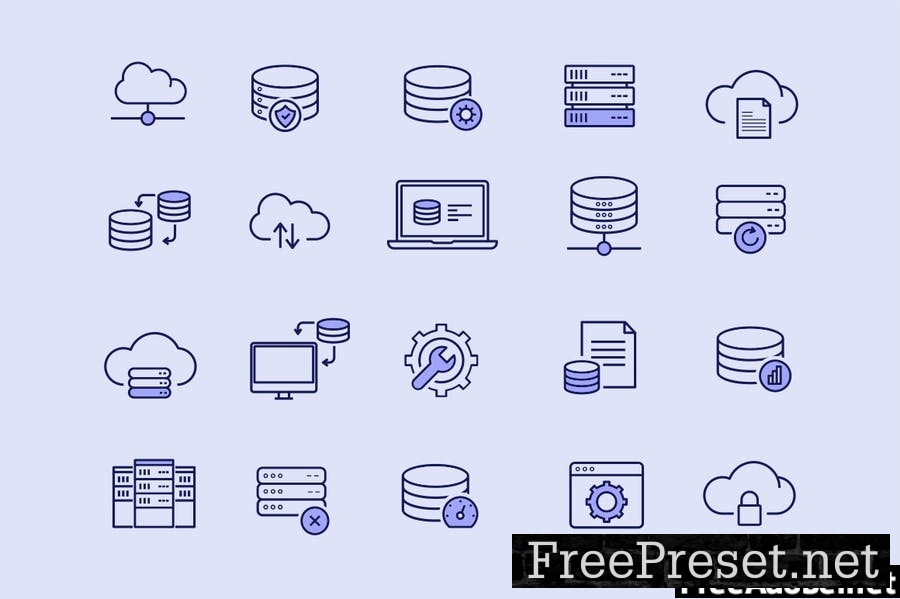 20 Database Icons