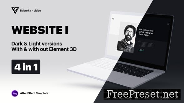 website presentation video template free