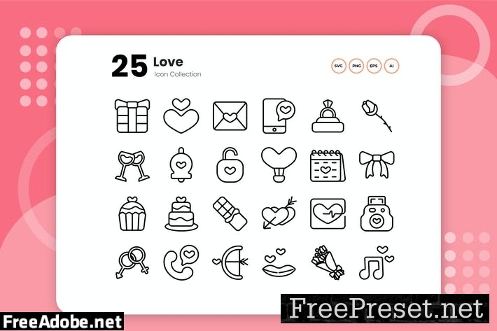 25 Relationship & Love Glyph Icon JWUVHNB