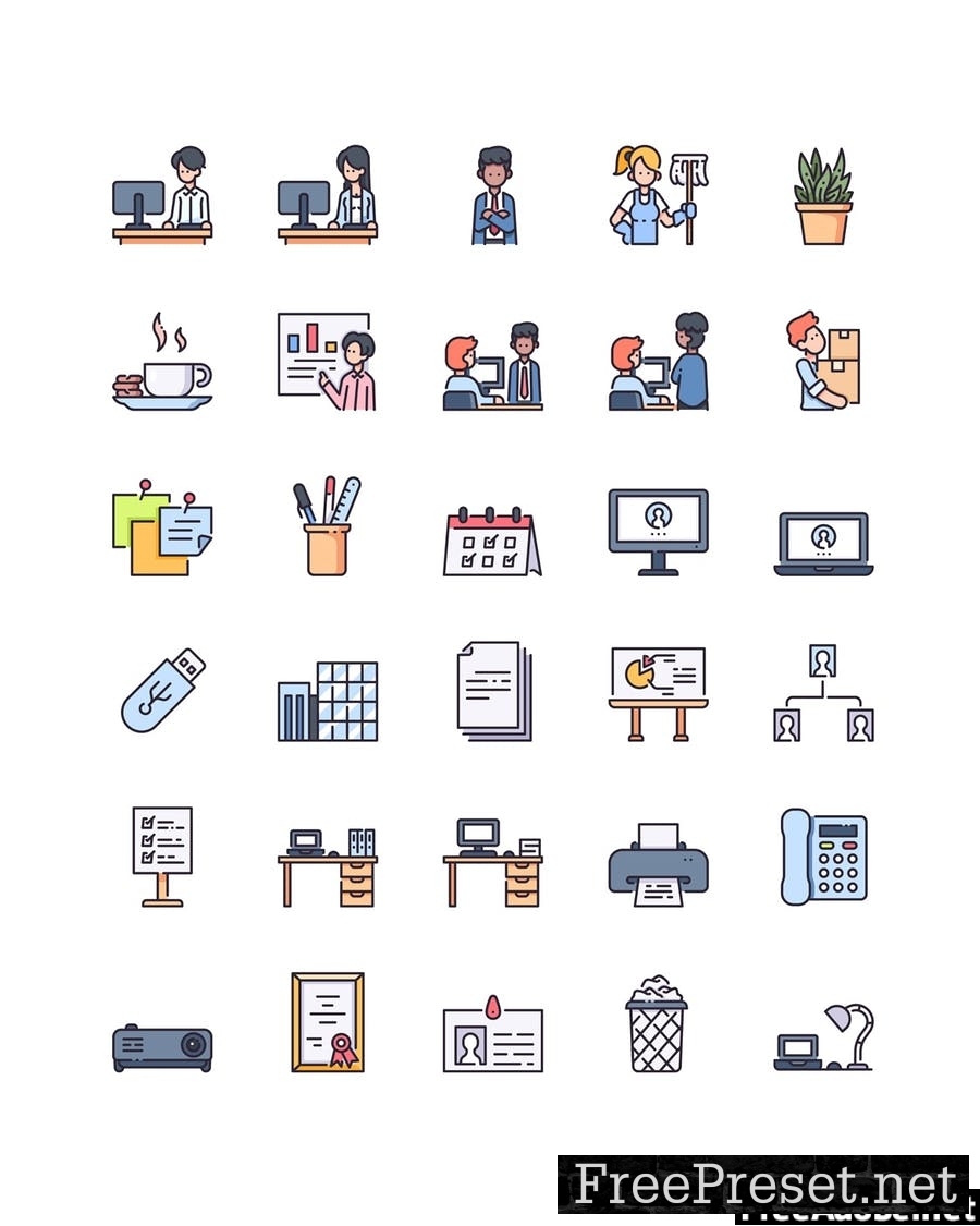 30 Office icon set