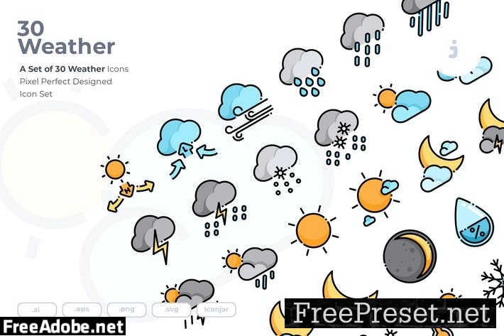 30 Weather Icons NFPHN22