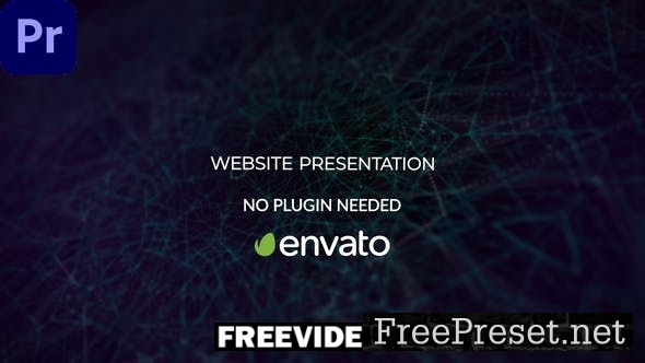 website presentation template premiere pro