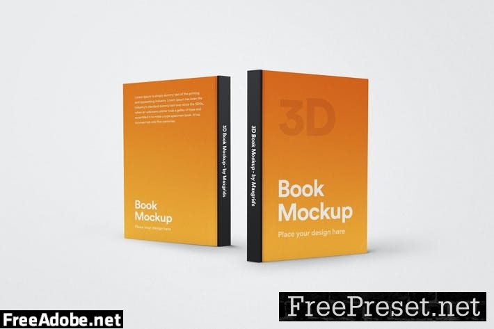 3D Book Mockup HF4CBVV