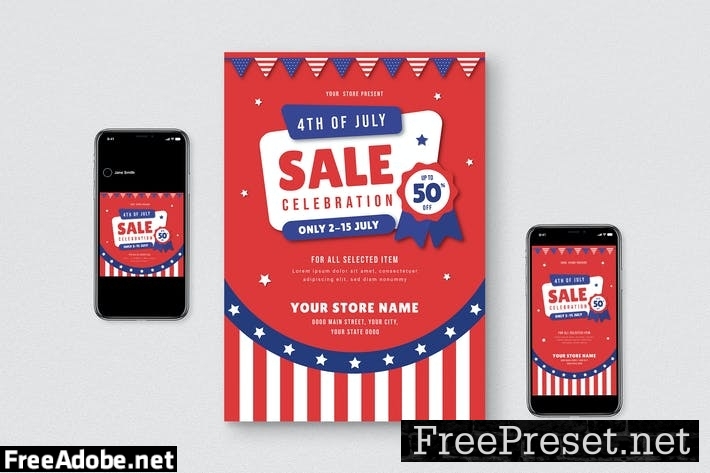 4th July Sale Flyer Pack DRLTGV7