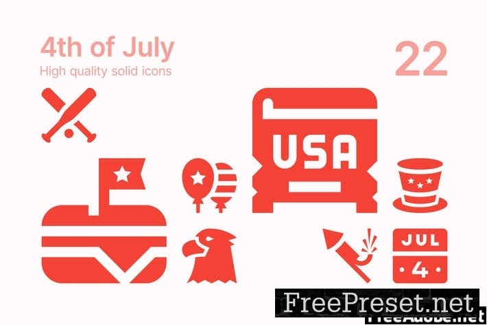 4th of July Icons N78SUQN