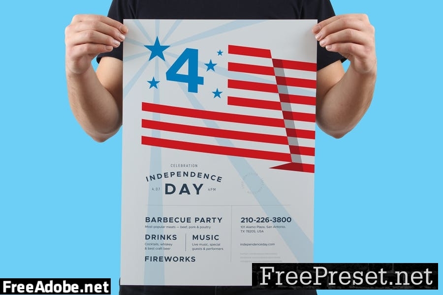 4th of July Poster