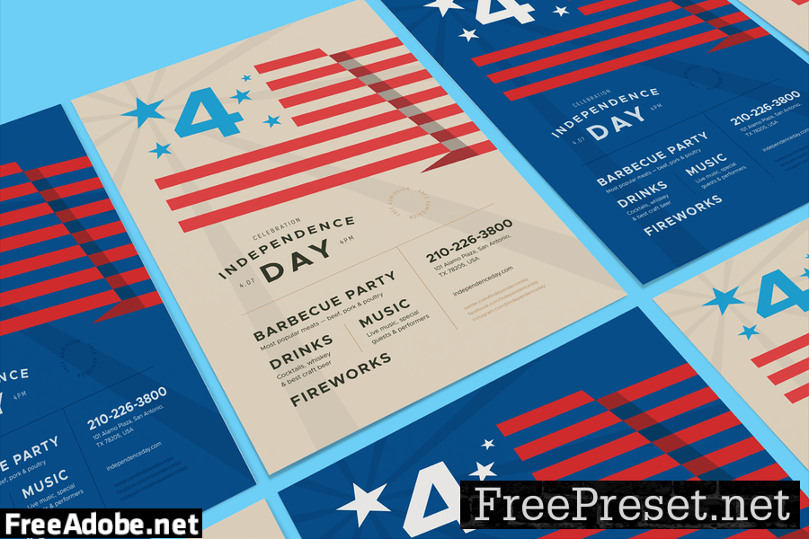 4th of July Poster