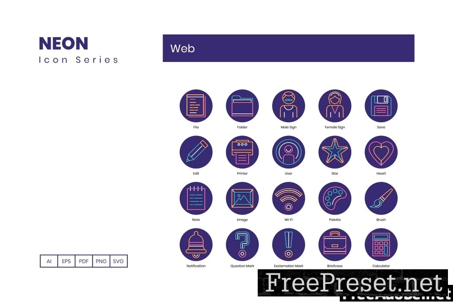 60 Web Line Icons