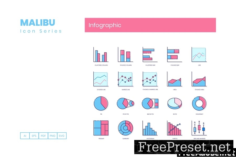 75 Infographic Line Icons