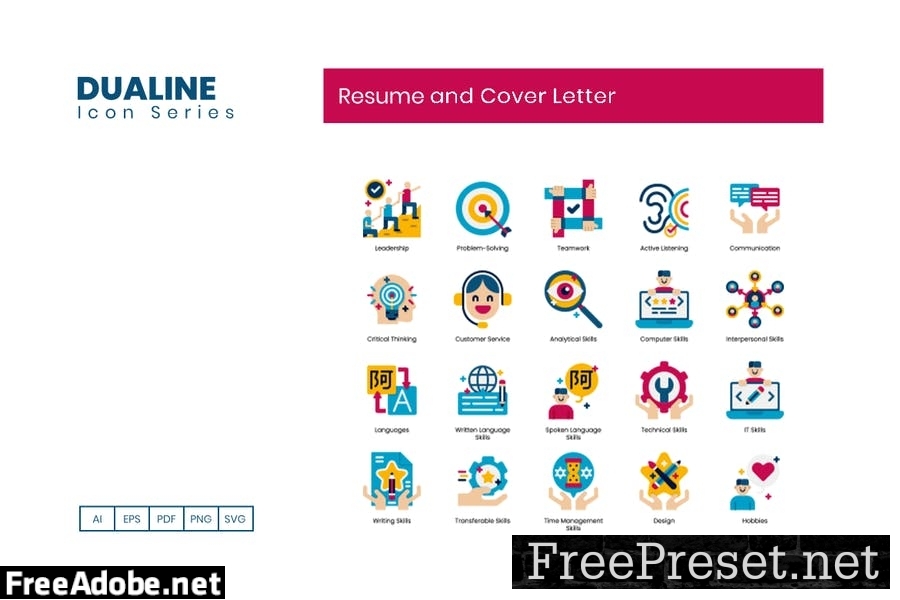 80 Resume and Cover Letter Flat Icons https://elements.envato.com/80-resume-and-cover-letter-flat-icons-94UWQUS