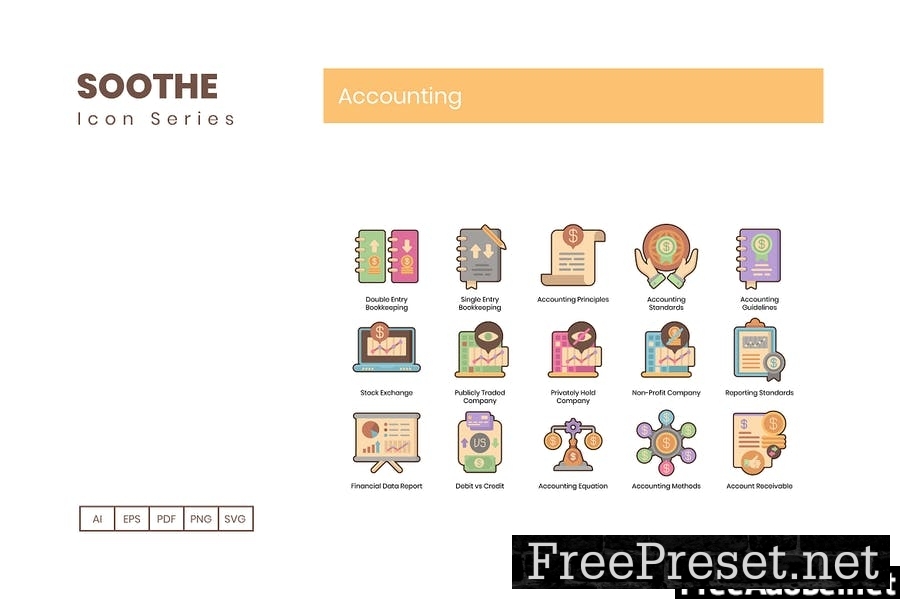 85 Accounting Icons - Soothe Series