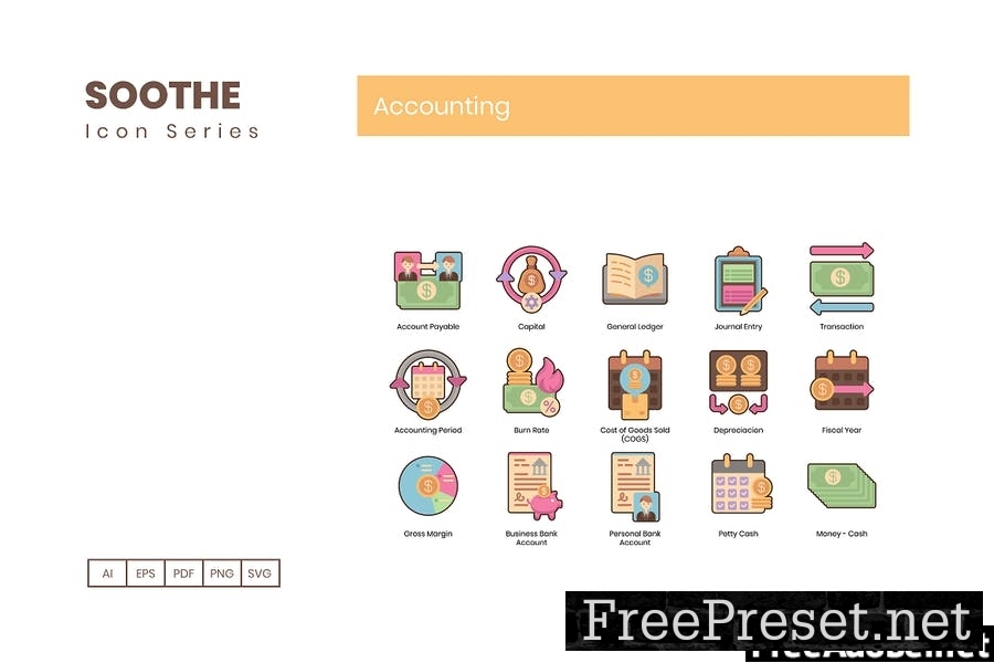 85 Accounting Icons - Soothe Series