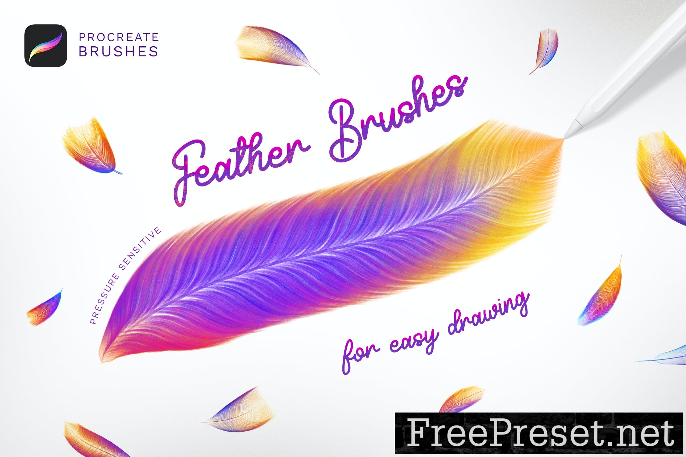 free feather procreate brush