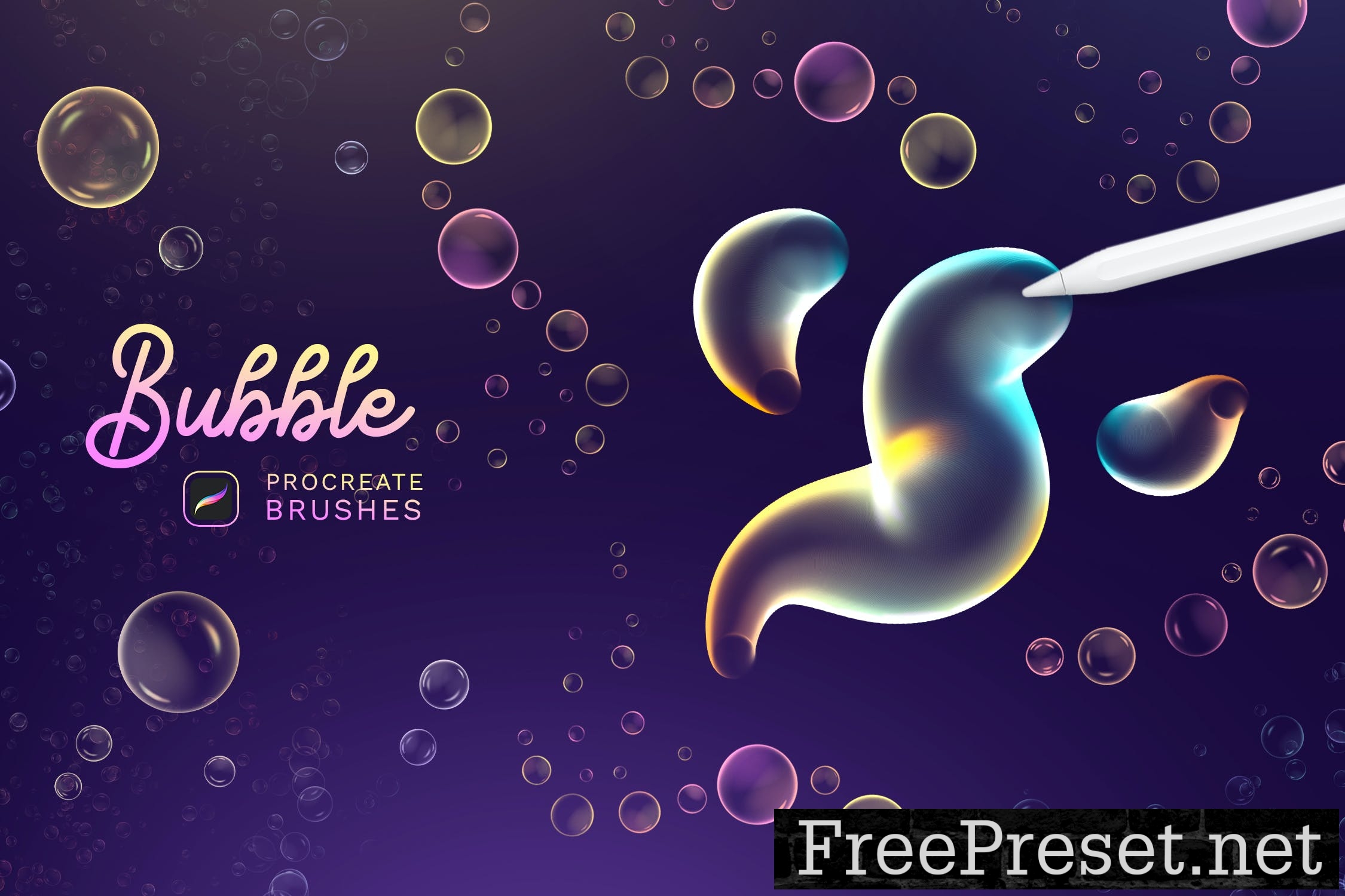 bubble brush procreate free