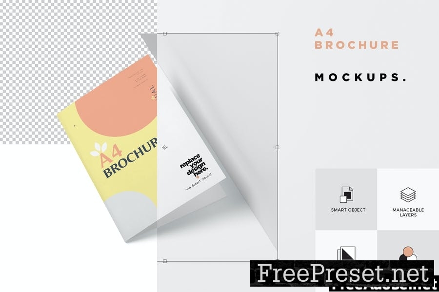 A4 Brochure Mock Ups