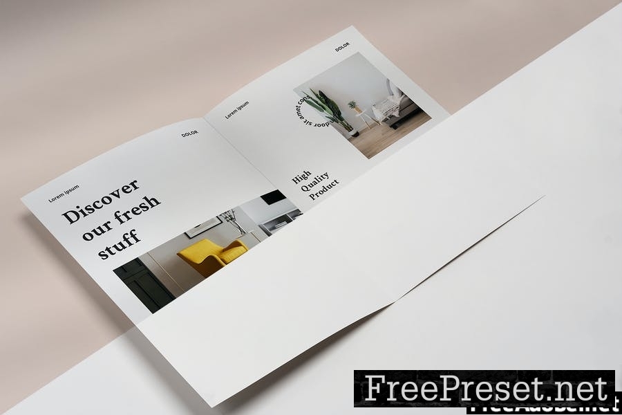 A4 Brochure Mockup