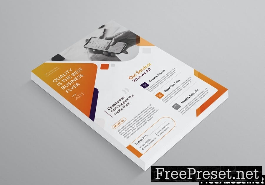 A4 Business Flyer Template