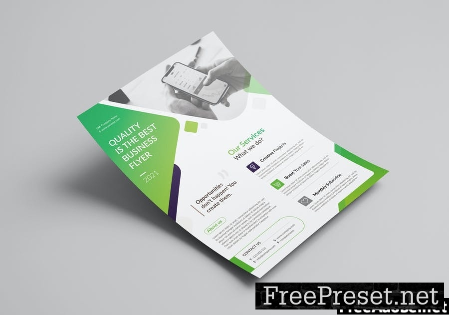 A4 Business Flyer Template