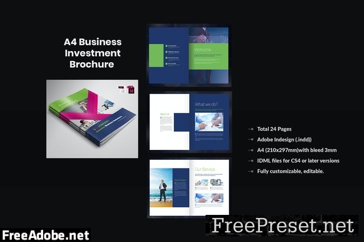 A4 Business Investment Brochure 6MKF8UJ