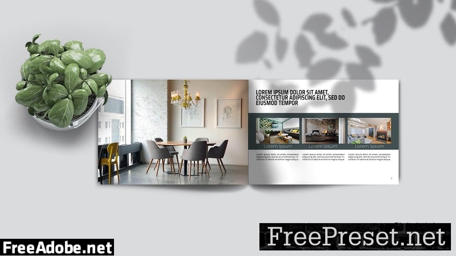 A4 Interiors Brochure Template HTHKFLG