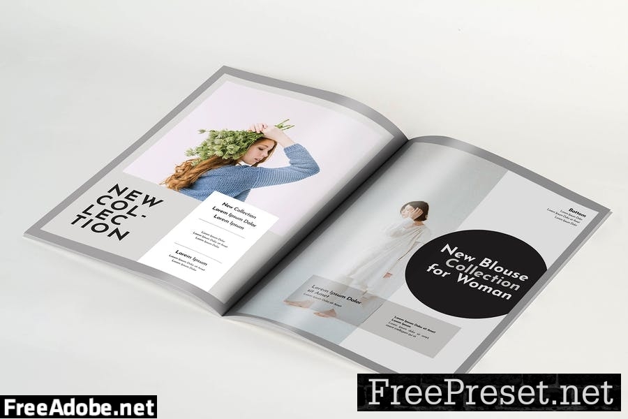 A4 Magazine Mockup WKJB7PS