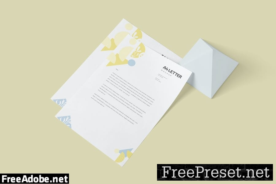 A4 Size Paper Mockups CYHEJWD