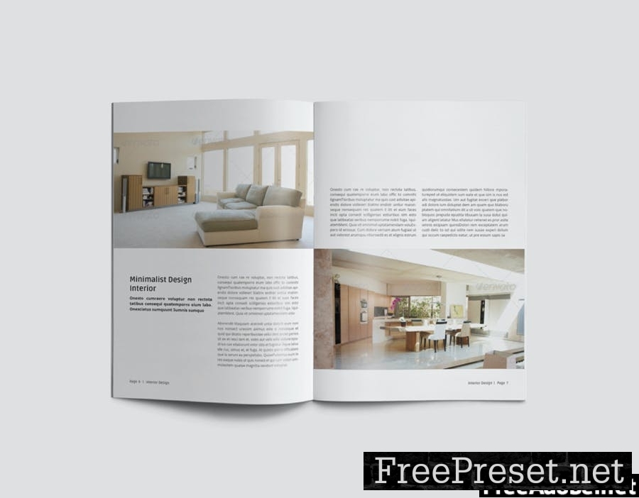 A5 Interior Catalog/Brochure