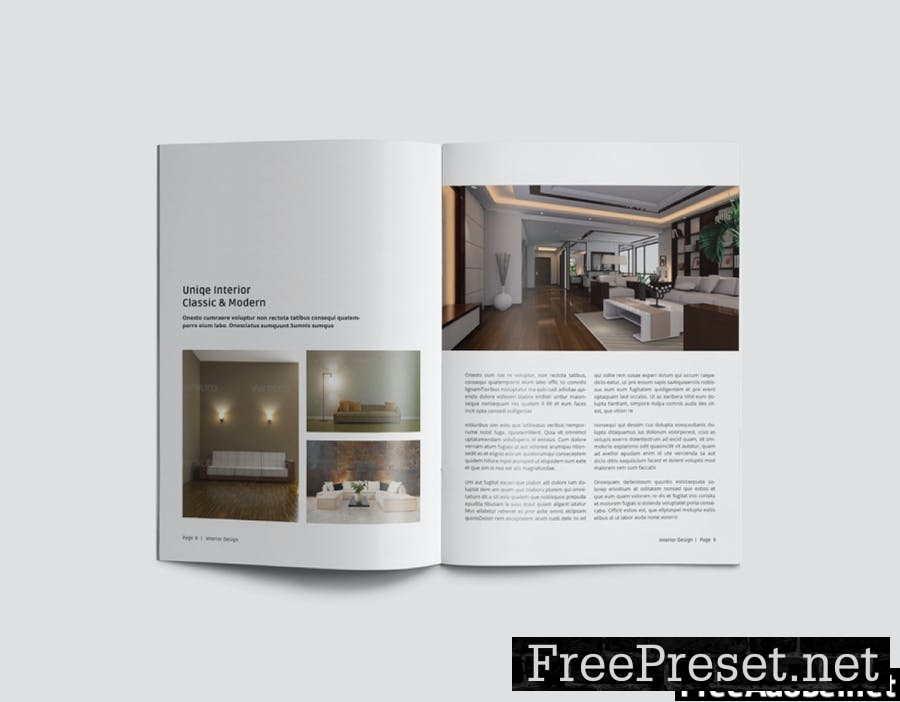 A5 Interior Catalog/Brochure