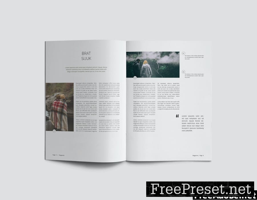 A5 Magazine Template 5TMVJT4