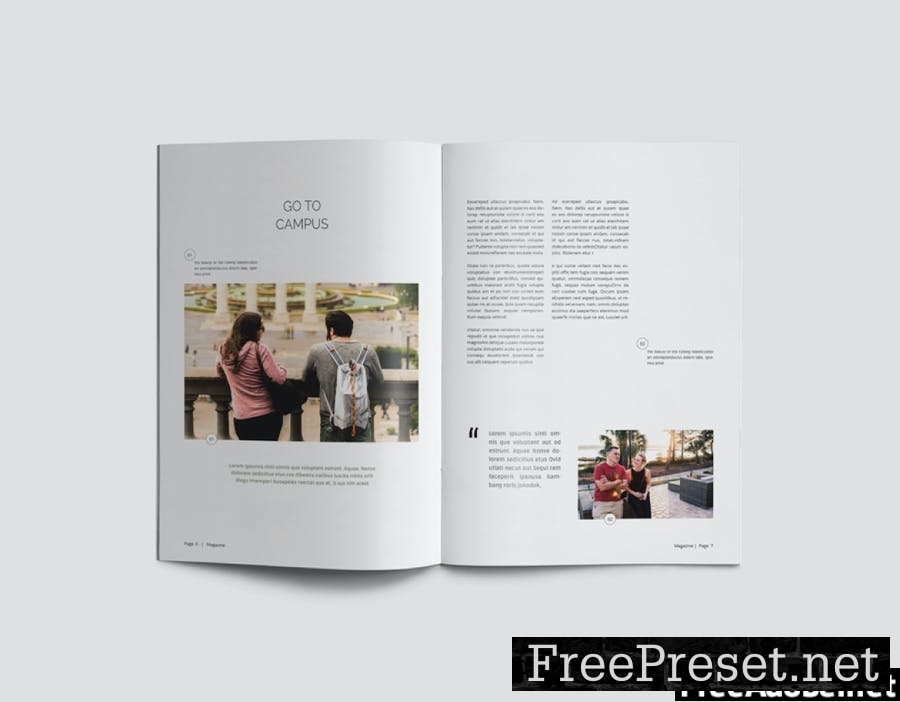 A5 Magazine Template 5TMVJT4