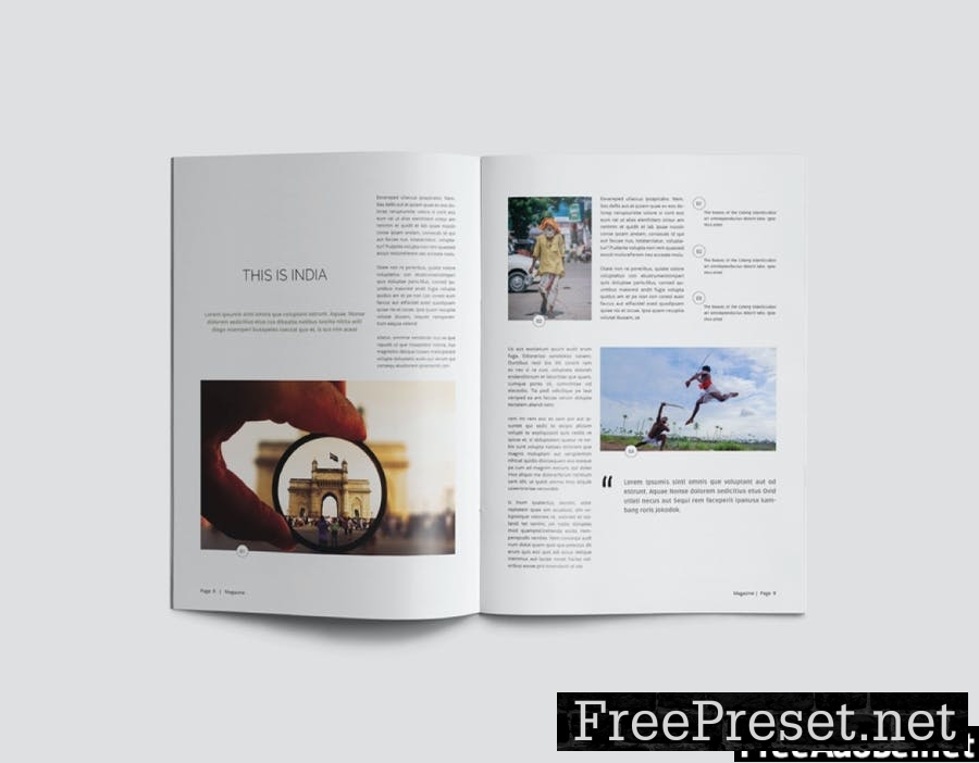 A5 Magazine Template 5TMVJT4