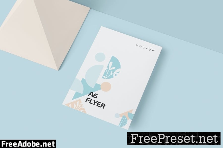 A6 Single Page Flyer Mockups FHYJAQ7