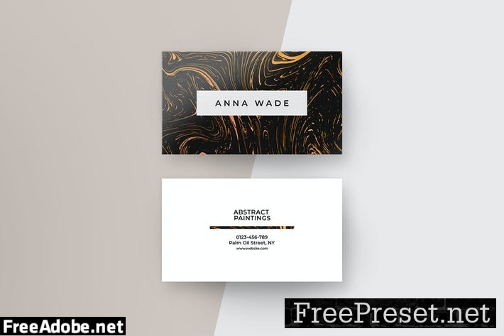 Abstract Business Cards I BGB8AG