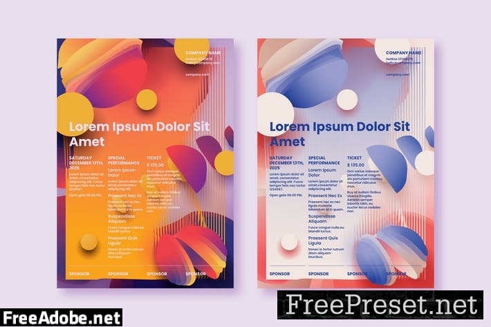 Abstract Poster Template 2UZGMJN