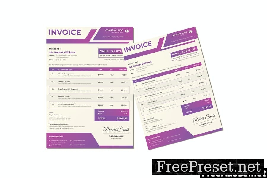 Account Budget Invoice