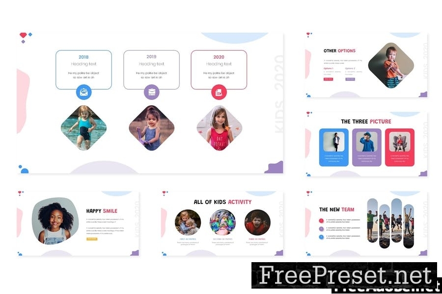 Active Kids - Powerpoint Template