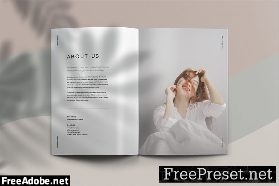 Adiantum - Magazine Template