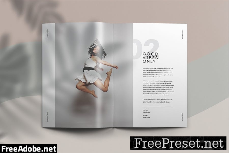 Adiantum - Magazine Template