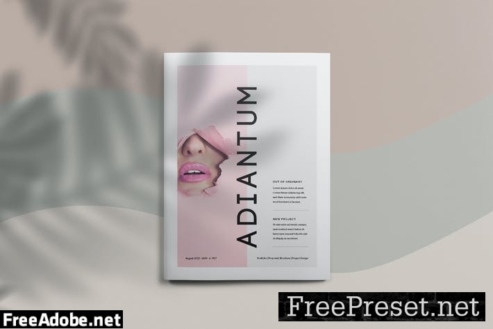 Adiantum - Magazine Template