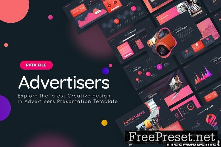 Advertisers Creative Powerpoint Template L5UCNV4