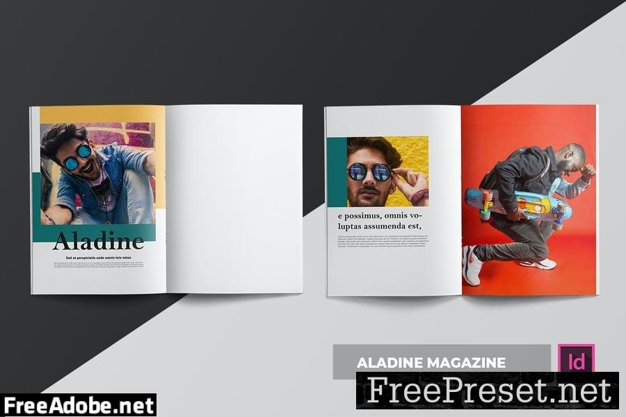 Aladine | Magazine Template PA93TW4