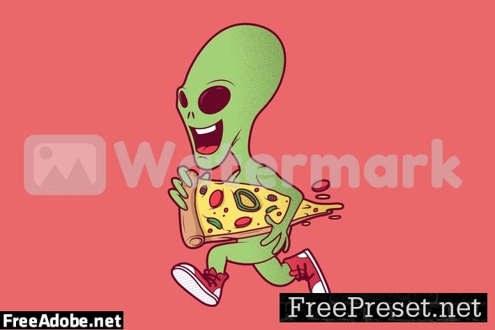 Alien Pizza C3F5CZD