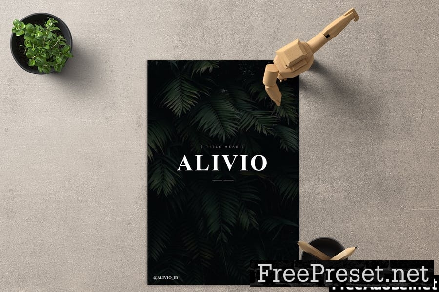 Alivio - A4 Powerpoint Template