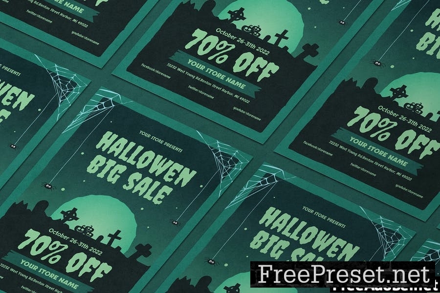 All Hallow's Eve Sale - Flyer