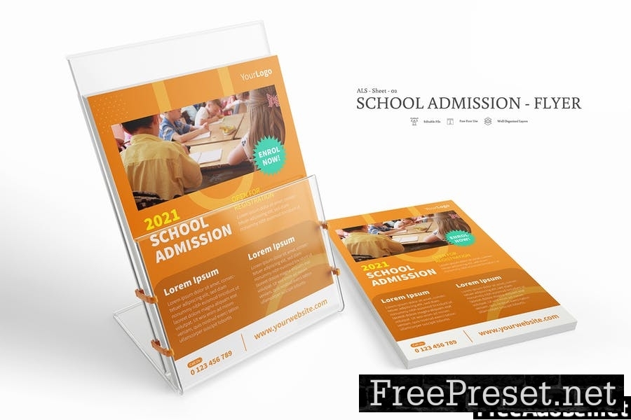 ALS - School Admission Flyer Pack Vol. 01