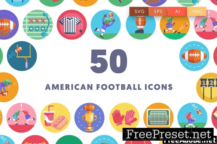 American Football Icons LLGTNUU