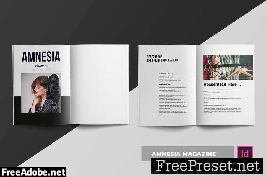 Amnesia | Magazine Template